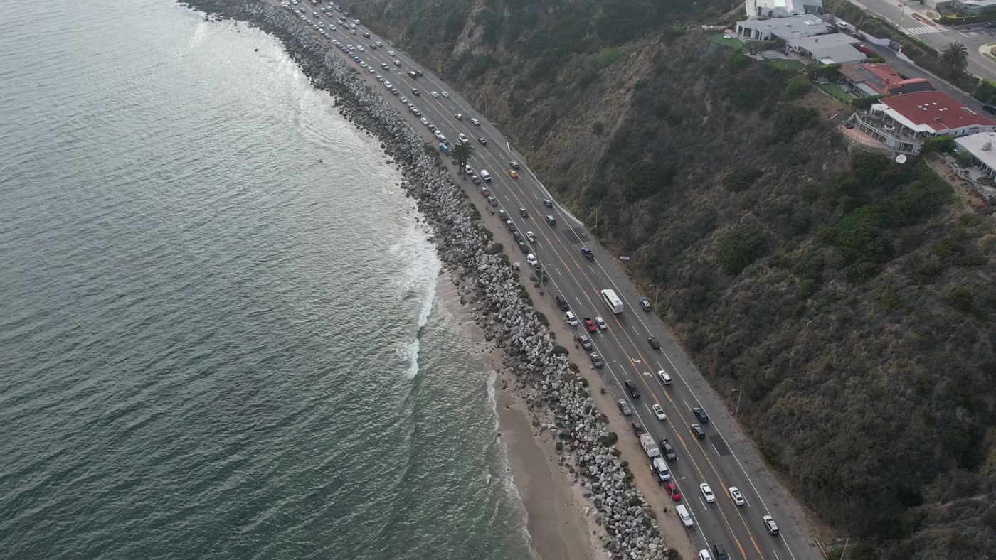 Aerial view of the Highway 101 corridor